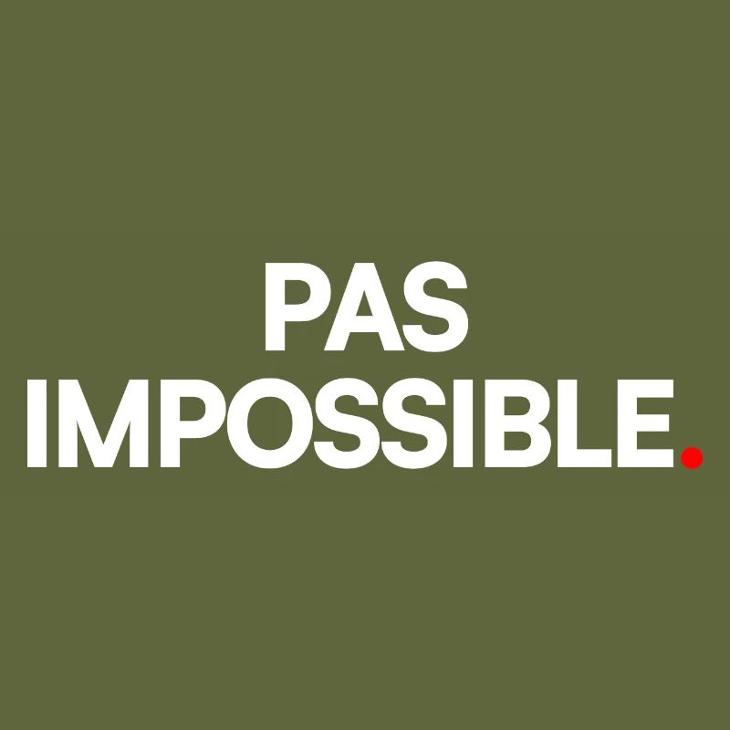 PAS IMPOSSIBLE | Expression humour minimaliste