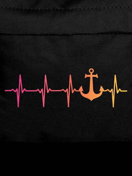 Anchor heartbeat marine captain boat