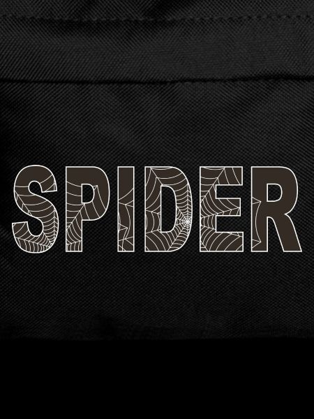 Spider word with graphic