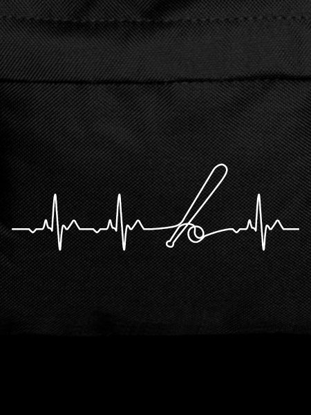 Minimalist Baseball Heartbeat Gift