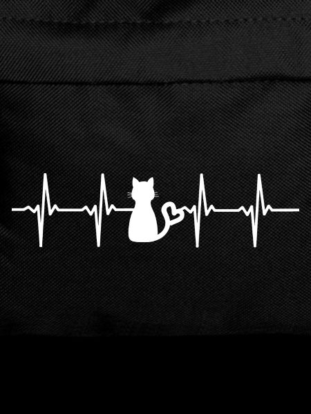 Cat signet with heartbeat