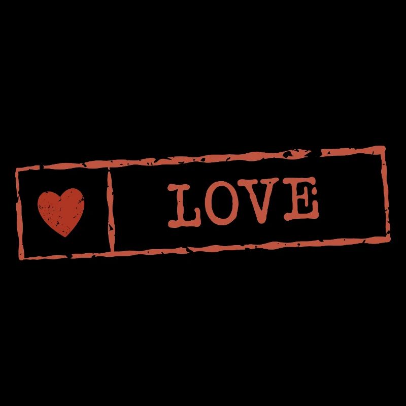Rustic Heart Love Stamp
