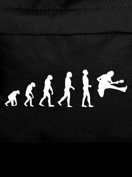 T-shirt Drôle D’Evolution Guitarist
