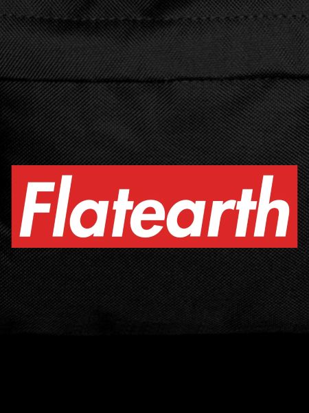 Red Flat Earth Box Logo