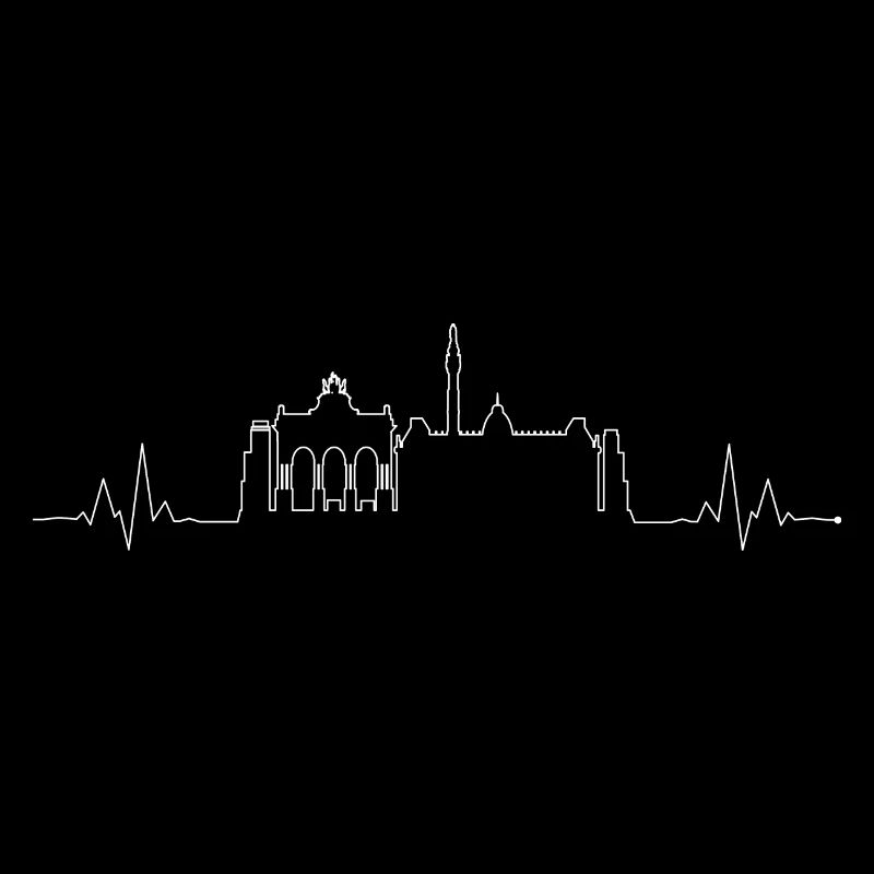 Urban Heartbeat Skyline