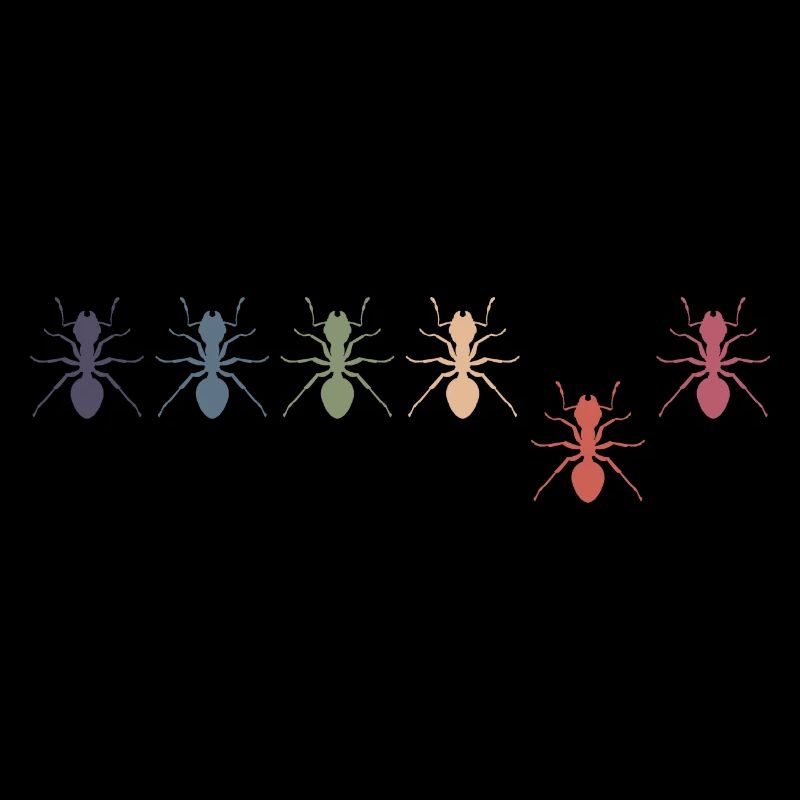 ant colony lgbt-retro-ant fire ant