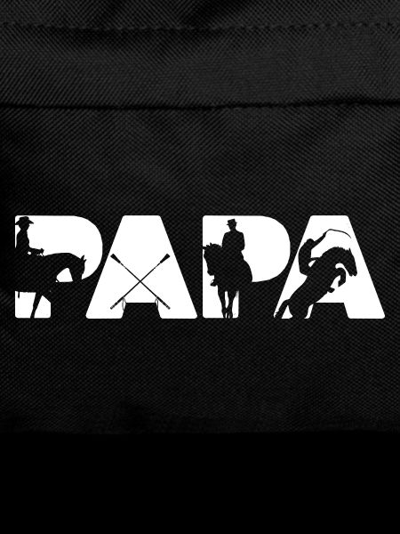 Papa Horse Rider Equestrian Silhouette