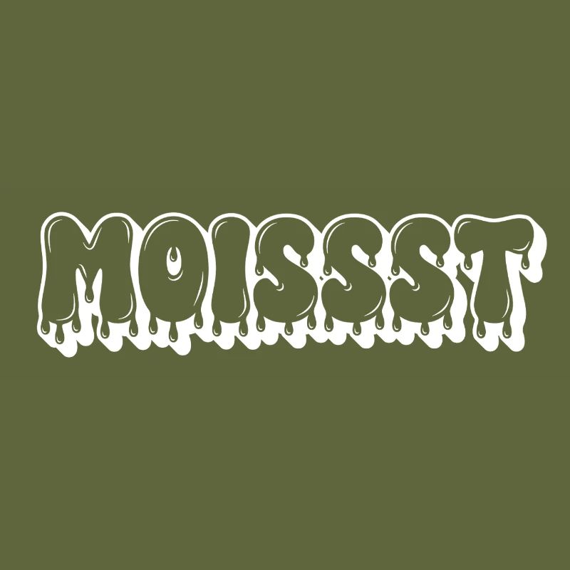 Moist Dripping Text