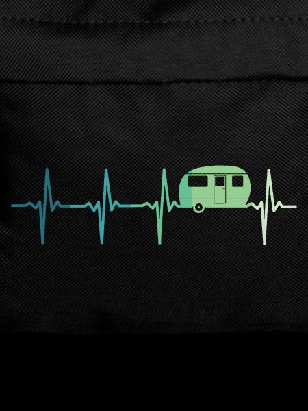 Caravan heartbeat camping caravaning
