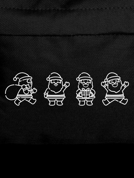 Santa Quartet Line Art