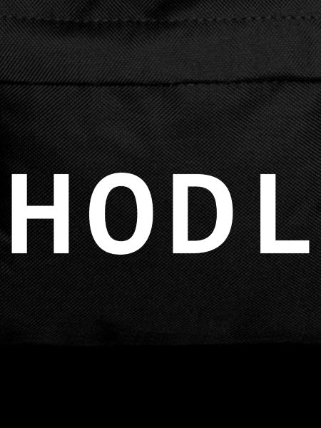 HODL, small, white