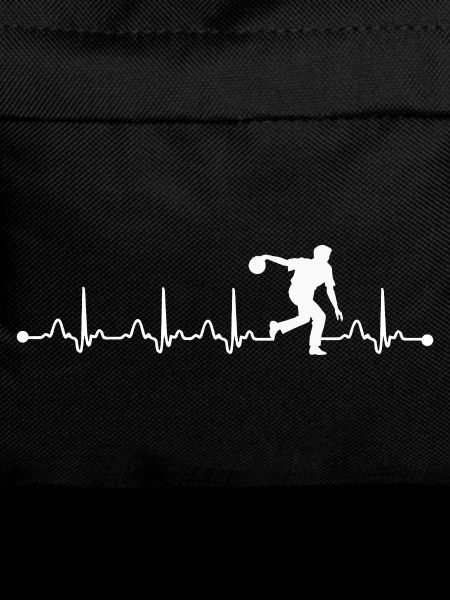 Heartbeat Bowling Lover Design Bowler Dad