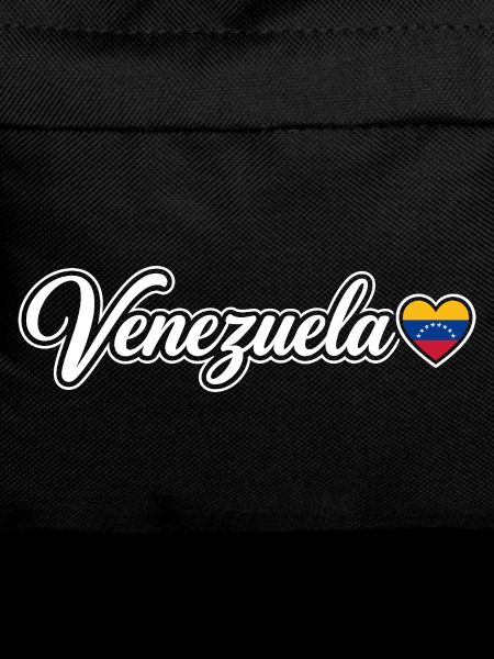 Venezuela-Skript mit Flagge Herz Liebe