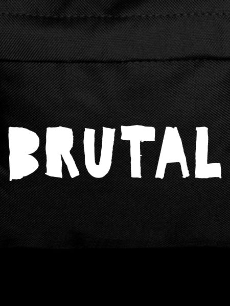 Brutal Distressed Bold logo design
