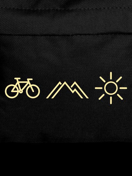 Wheel, Mountains, Sun