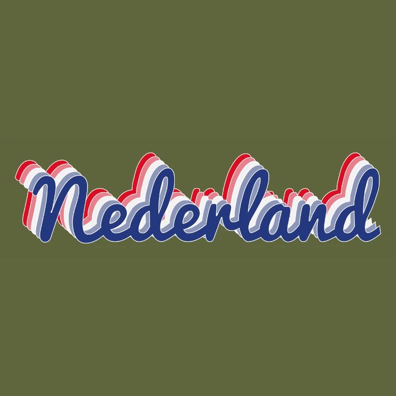 Nederland Script Flagfarben
