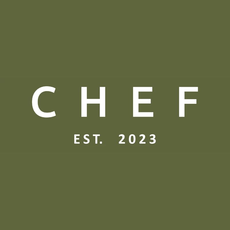 Chef Est. 2023 Graduated Chef Culinary Art Student
