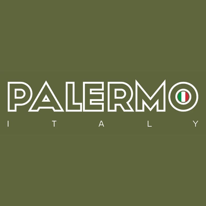 Palermo Italy Emblem Graphic