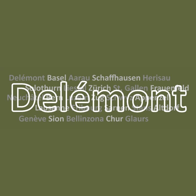 Schweizer Städte Delemont