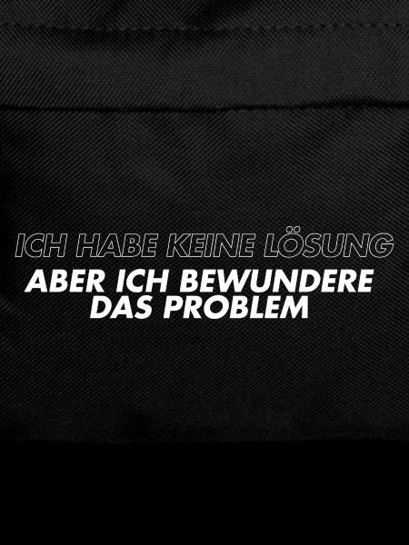 Ich bewundere das Problem 