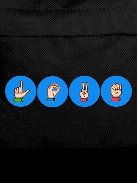 Love Hand Sign Glyphs