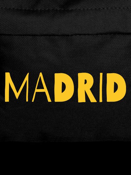 Madrid Bold Cityscape in Yellow