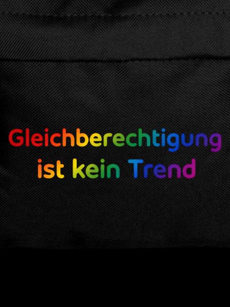 Equality is not a trend rainbow