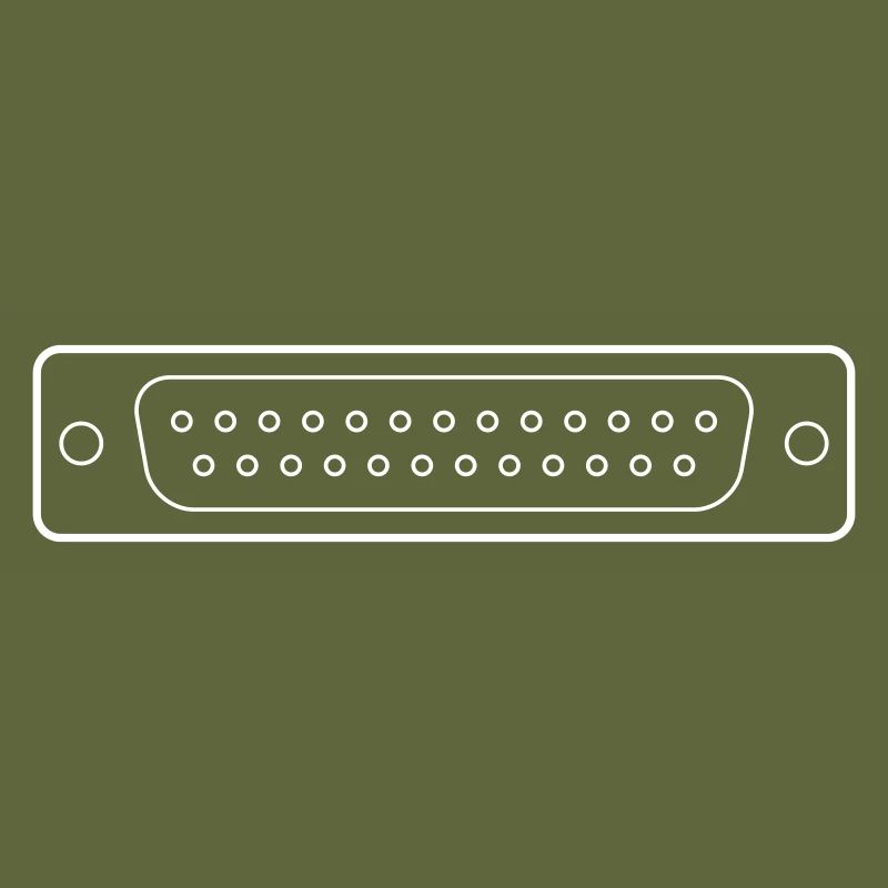 DB 25 Connector Parallel, Drucker
