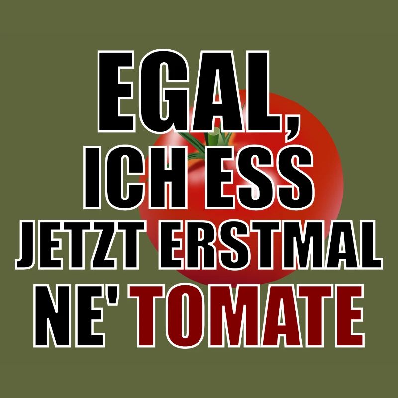 Egal ich ess jetzt ne Tomate