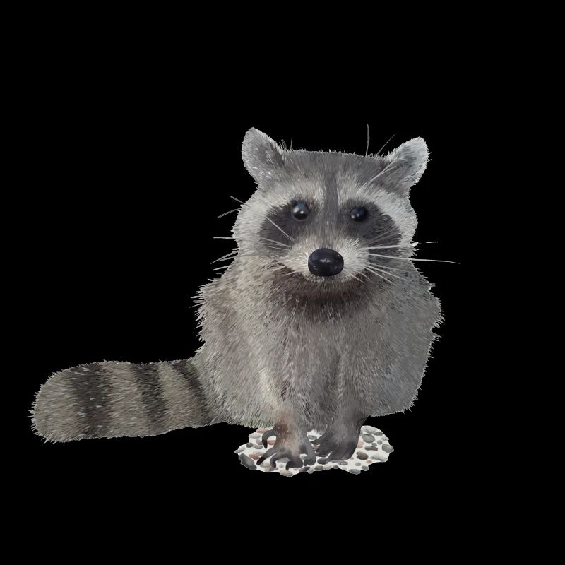 Waschbär