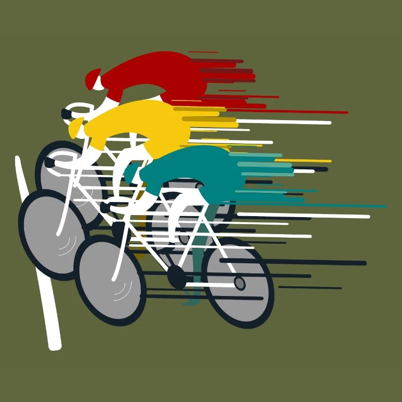 Course cycliste cible sprint objectif ligne d'arrivée roue de vélo de route