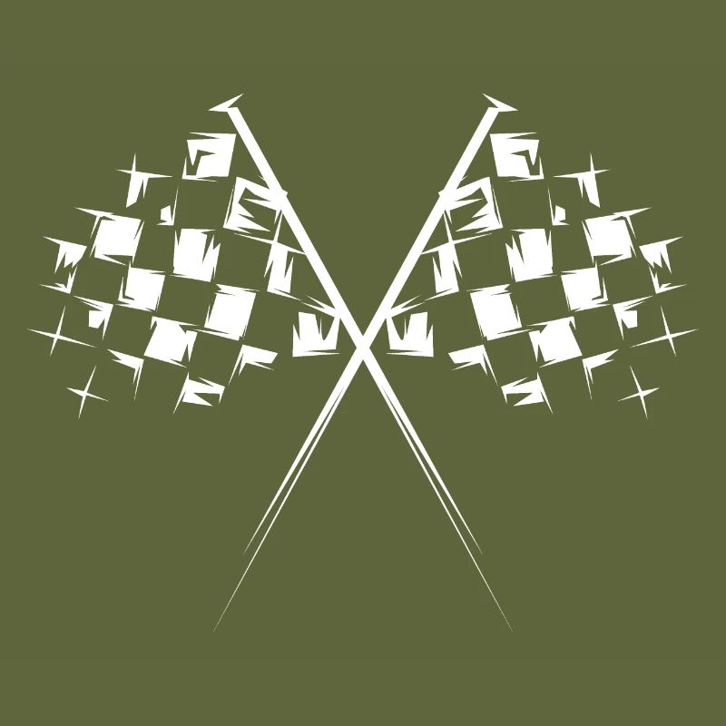 race drapeau de course drapeau de départ symbole d’arrivée Équipe