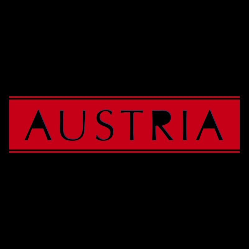 AUSTRIA lettering punched out