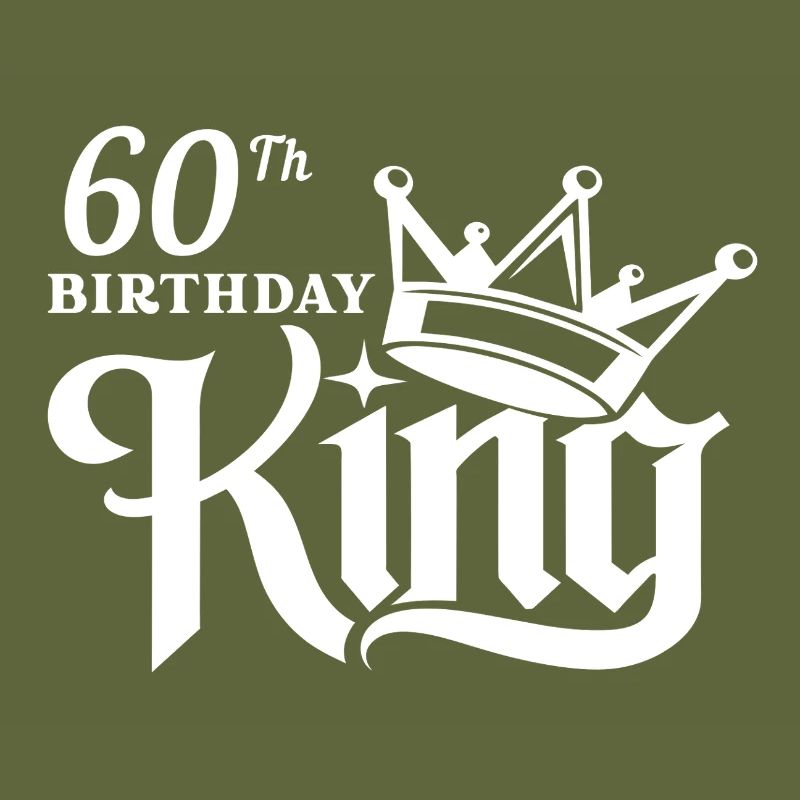 60th birthday king