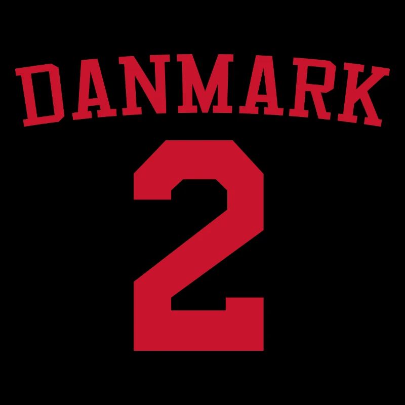 Denmark 2 – Red Text Design