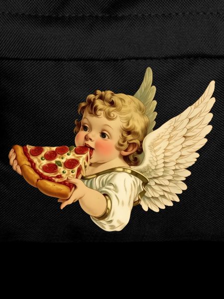 Pizza Cherub – Angel with Pepperoni