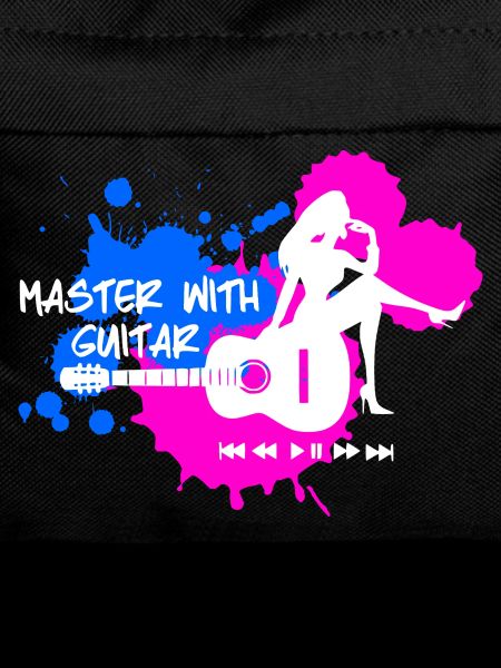 Master with guitar - Blue Pink White