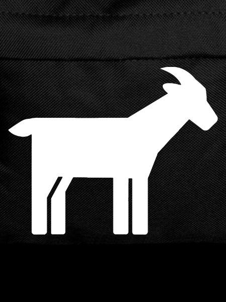 Goat Silhouette Minimalist Graphic