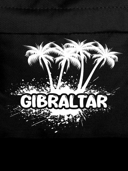 Gibraltar Palm Trees Splash Logo