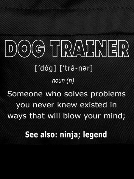 Dog trainer