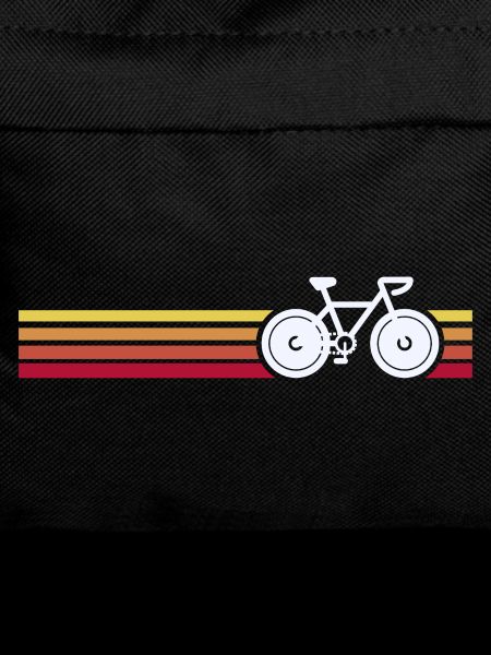 Retro Bike on Sunset Stripes