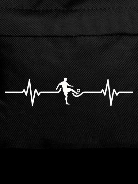 Soccer Heartbeat Line Art