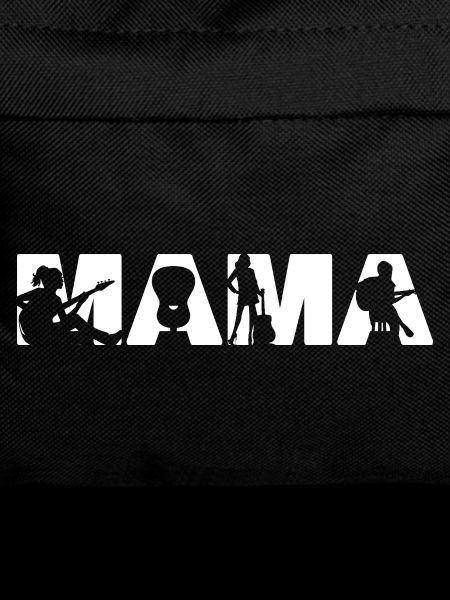 Guitar Mama Acoustic Musician Silhouette