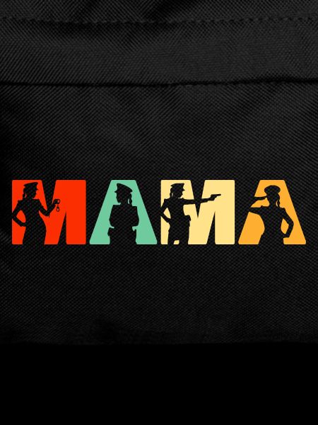 Polizei Mama Polizei Mutter Retro