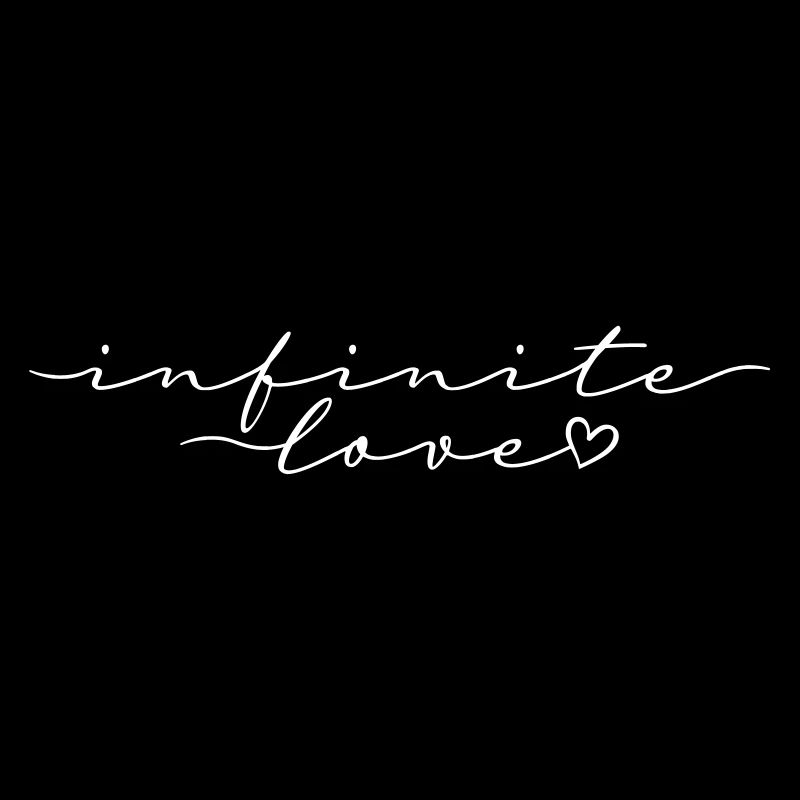 Infinite love calligraphy font