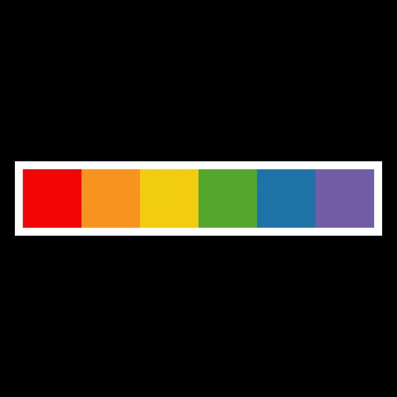 LGBT CSD Shirt rainbow weiss
