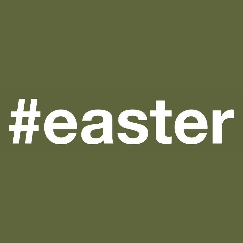 EASTER Hashtag Ostern
