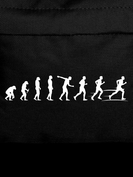 Evolution der Bewegung - Läufer Marathon 