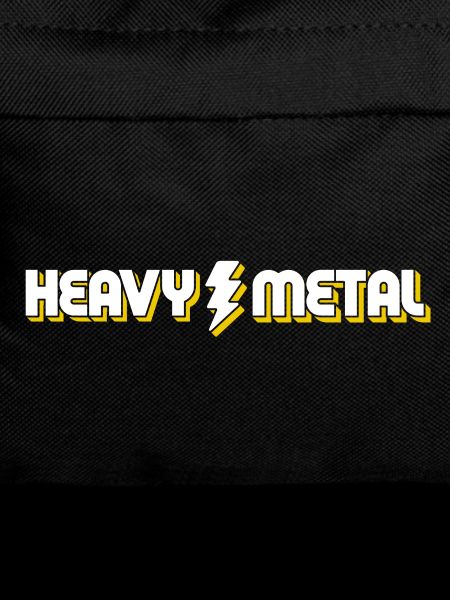 Heavy Metal Lightning Bolt Text Logo