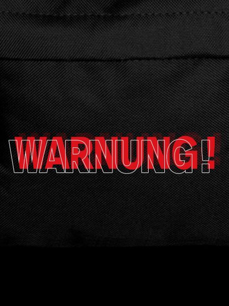 Warning - Modernes Statement Design